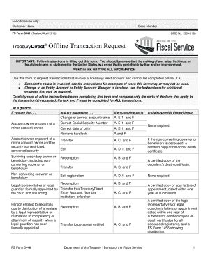 Read Treasurydirect Offline Transaction Request 