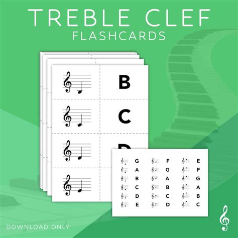Treble Clef Flashcards Anki