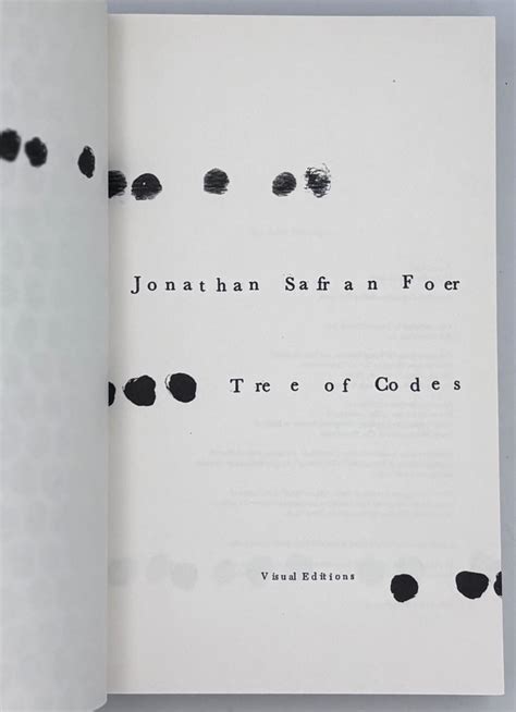 Tree Of Codes Jonathan Safran Foer