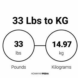 33lbs In Kg