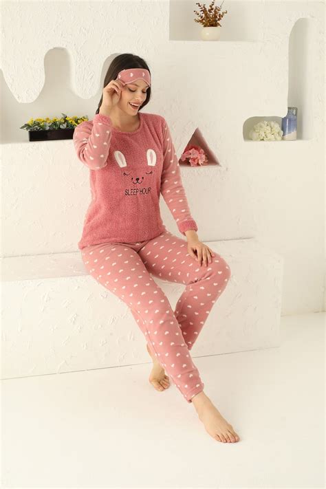 trendyol polar pijama takımı