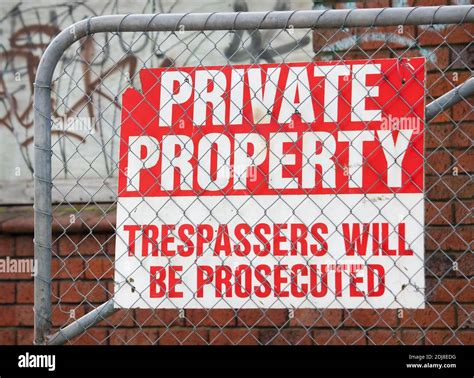 Trespassers Will Be Prosecuted