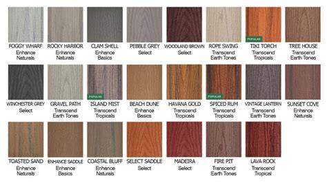 trex deck colors