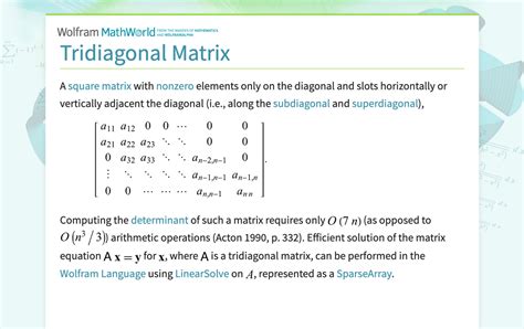 Tri Diagonal Matrix Matlab Pdfslibforme