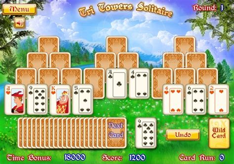 tri towers solitaire game