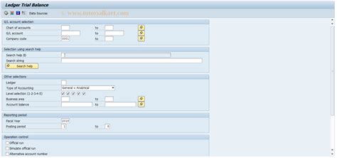 Trial Balance Tcode In Sap