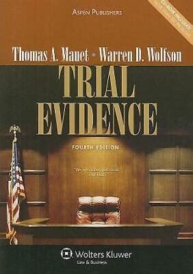 Trial Evidence 4e