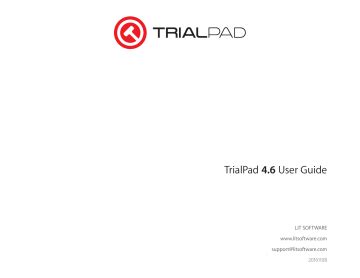 Read Online Trialpad 4 Quick Start Guide 27290 Pdf 