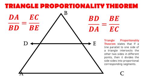 Triangle Proportionality Theorem