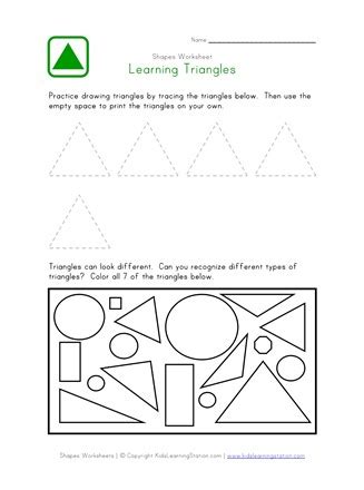 Triangle Template Worksheet Maths Teaching Resources Twinkl Triangles Geometry Worksheet - Triangles Geometry Worksheet