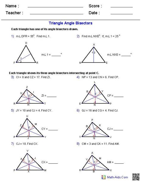 Triangle Treat Math Answer