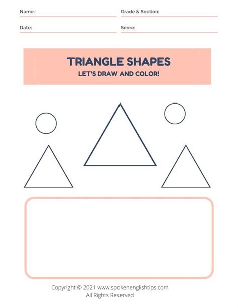 Triangle Worksheets For Preschool Spoken English Tips Triangle Preschool Worksheets - Triangle Preschool Worksheets