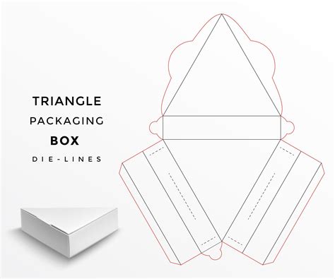 triangular box template Google Search Box template, Box design, Templates