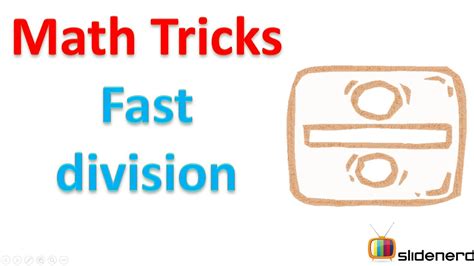 Tricks For Fast Division I Primary School Children Learn Division Fast - Learn Division Fast