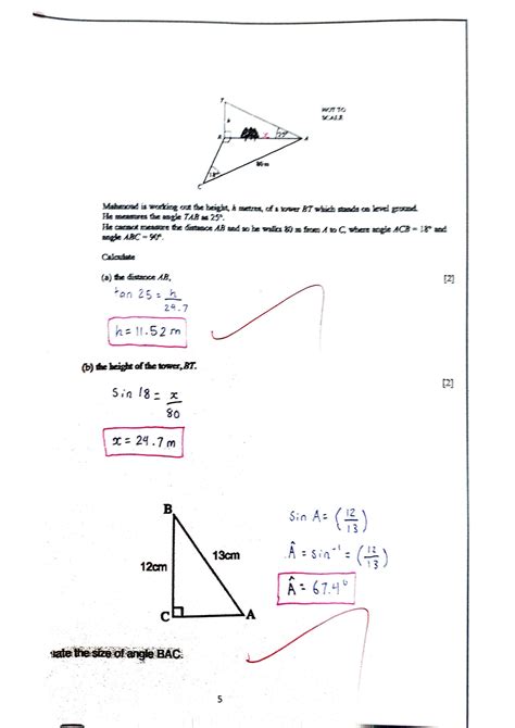 Trigonometry Letspracticegeometry Answer Key