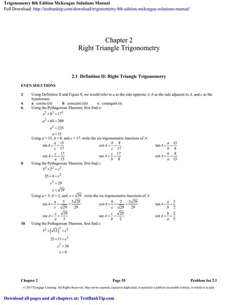 Read Online Trigonometry Eighth Edition Answers 