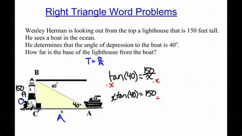 Read Trigonometry Solving Word Problems Zewaar 
