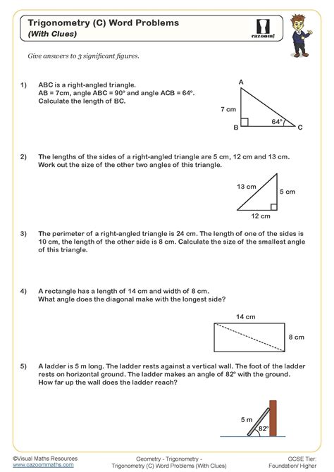 Read Trigonometry Solving Word Problems Zewaar 
