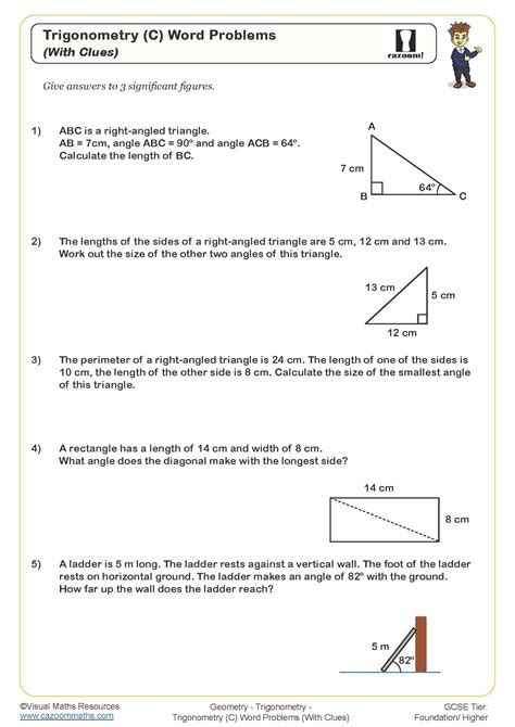 Read Trigonometry Solving Word Problems Zewaar 