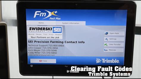 Trimble Autopilot Fault Codes