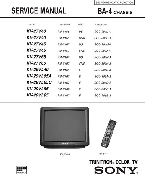 Download Trinitron Television User Guide 