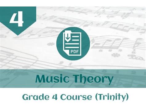 Trinity Grade 4 Music Theory My Music Theory Music Grade 4 - Music Grade 4