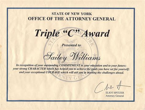 Triple C Award