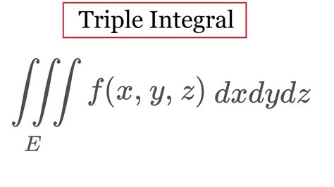 Triple Integral Definition Formula And Examples Geeksforgeeks Triple Math - Triple Math