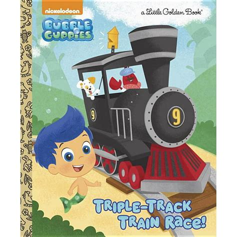 Download Triple Track Train Race Bubble Guppies Little Golden Book 