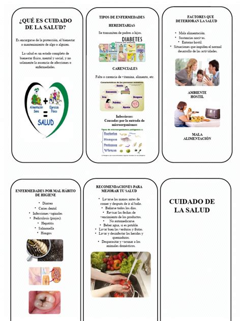 Triptico De La Salud