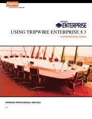 Read Online Tripwire Enterprise 8 User Guide 