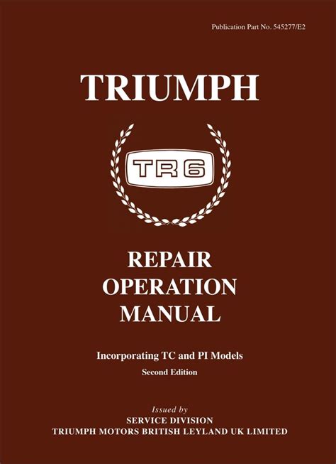 Read Triumph Tr6 Repair Manual 