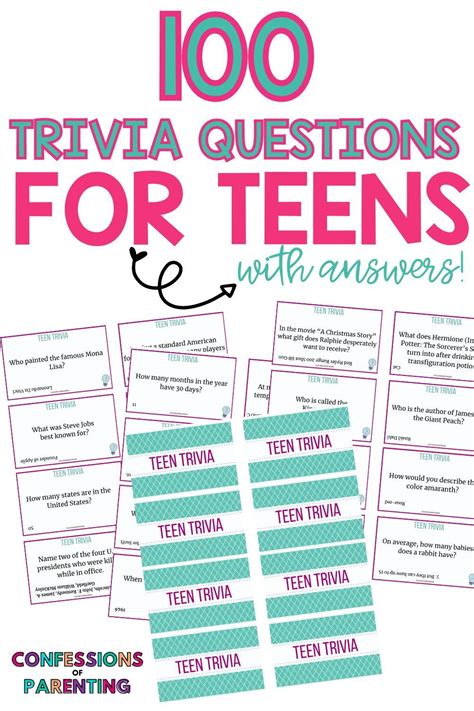 Download Trivia Questions And Answers For Teens 