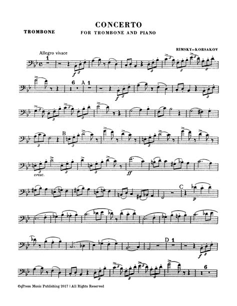 Read Online Trombone Concerto 