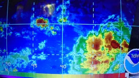 Tropical Atlantic Rainbow Loop Flash Satellite