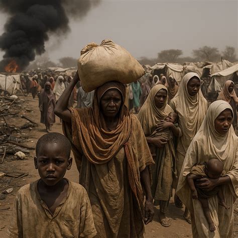 trouble in Sudan deepens when thousands run away from RSF attacks in the region of Darfur