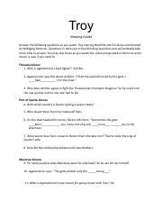 Read Online Troy Viewing Guide Answers 