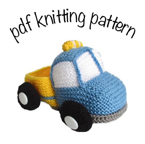 truck knitting pattern