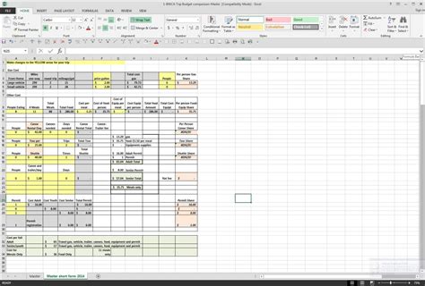 Trucking Excel Template