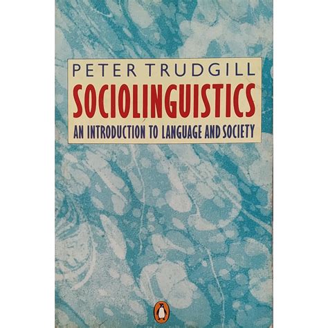 trudgill sociolinguistics