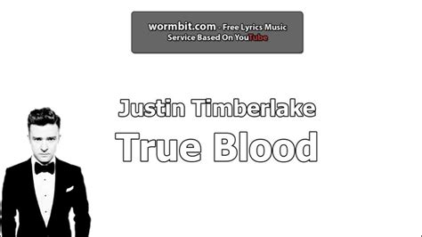 true blood justin timberlake album