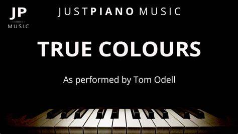 true colours piano accompaniment