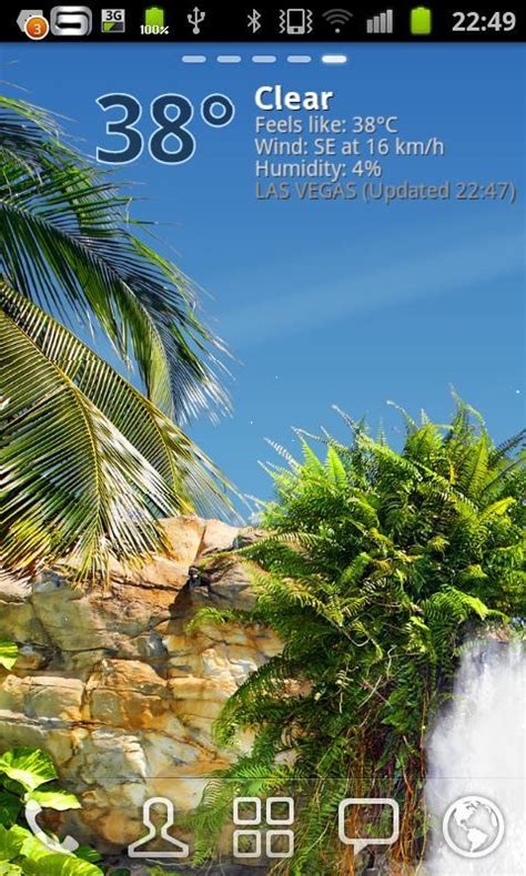 True Weather Waterfalls Android