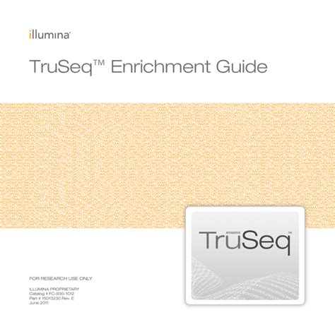 Download Truseq Enrichment Guide 