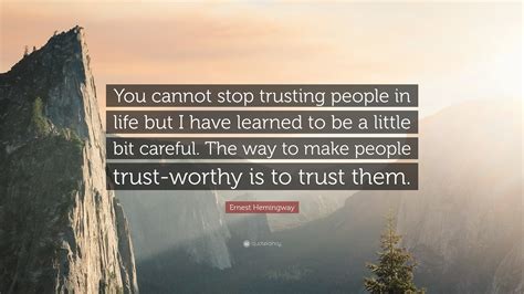 Trusting People Quotes