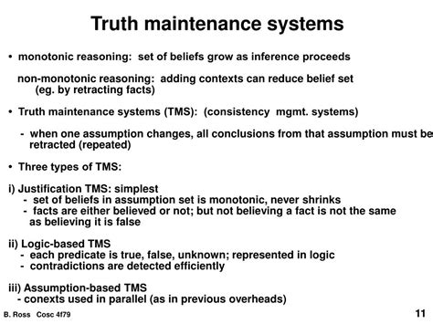 Truth Maintenance System
