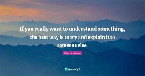 Try To Understand