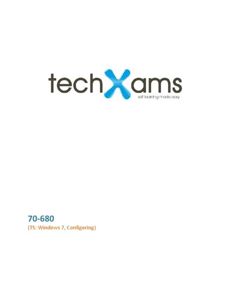 Ts Windows 7 Configuring Techexams