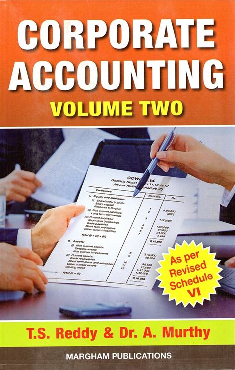 Read Online Ts Reddy A Murthy B Com 2Nd Yr Corporate Accounting Accounting Book Free Download 
