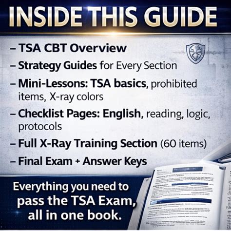 Tsa Screeners Exam Study Guide